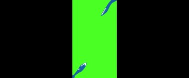 Yeşil arkaplanlı su sıçratma videosu. Sosyal medya, akıllı telefonlar, sunumlar, reklamlar, görüntüler için mükemmel