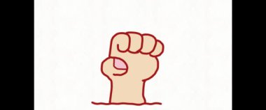 Birden beşe kadar sayan el animasyonu. Görüntüler, reklamlar, video içeriği, sosyal medya, web siteleri için elverişli