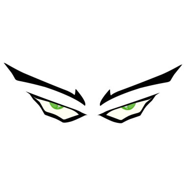 Beyaz bir arka planda çizgi film çizimi. Çıkartmalar, dövmeler, ikonlar, pullar için mükemmel.