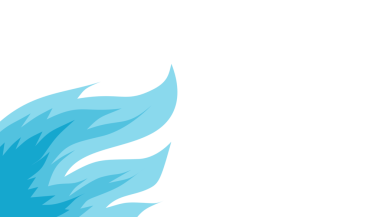 Soyut mavi ateş tasarım elementi. Enerji ve dinamik konsept için modern illüstrasyon.