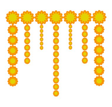 Haldi tören dekorasyonu unsurları, Hint Düğün Davetiyesi için mehendi. Haldi dekorasyonu, Haldi davetiyesi, Hint düğün dekorasyonu unsurları vektörü, tebrik kartı, davetiye, poster, afiş için Haldi tasarım unsurları