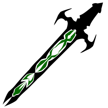 Soyut şekil koyu yeşil renklerde tekrarlayan bir geometrik tasarım içerir, şeffaf bir arkaplan karşısında karşıt, dekoratif kullanım için modern, sanatsal bir ruh hali yaratır.