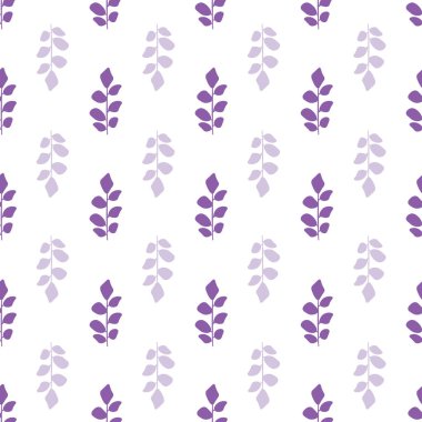 Leaf vector repeat pattern seamless withe background. Perfect for fabric, wallpaper, and scrapbooking projects 