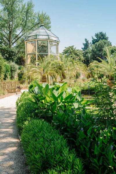 Padua Italia Kebun Raya Sejak Tahun 1997 Menjadi Situs Warisan Stok Gambar