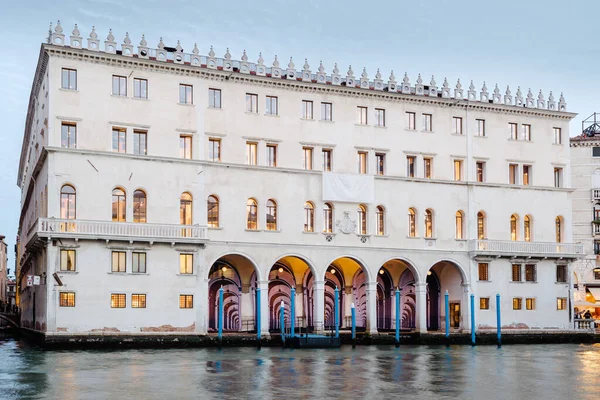 Venice Italy Palazzo Fondaco Dei Tedeschi Grand Canal — Stock Photo, Image