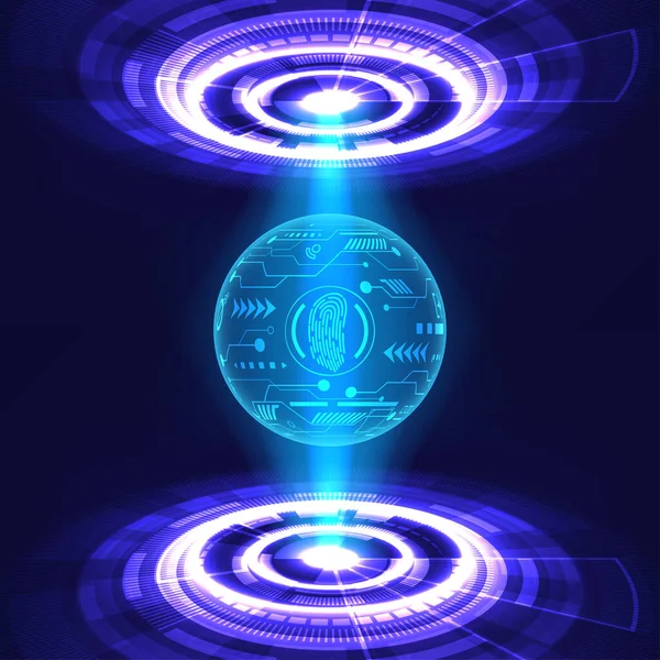 Dijital küresel bağlantı ağı teknolojisi arkaplanı.