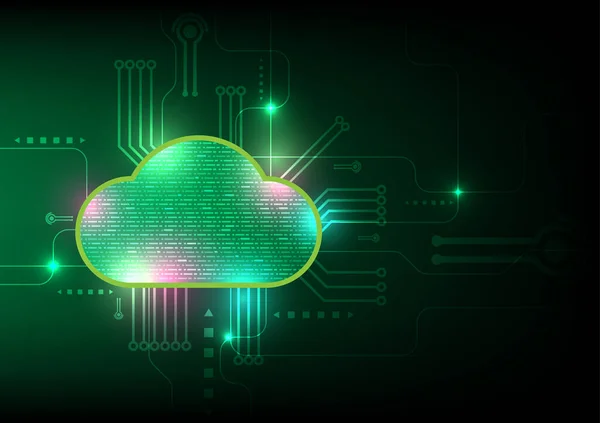 Modern bulut teknolojisi geleceksel, çevrimiçi depolama.