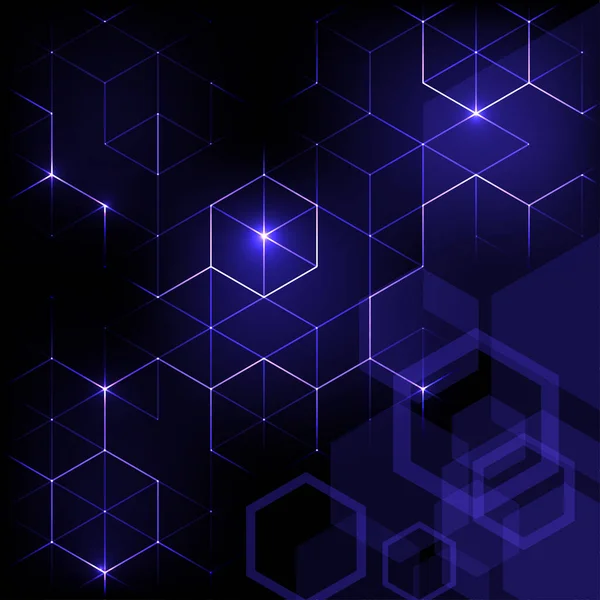 Zincirleme teknoloji geçmişi. Blockchain vektör tasarımı çizimi.