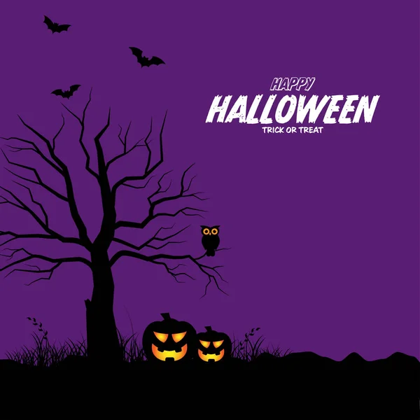 Mutlu Cadılar Bayramı vektör illüstrasyonu.