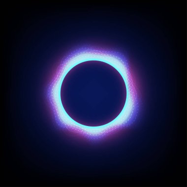 Soyut arkaplan güneş tutulması vektör tasarımı.