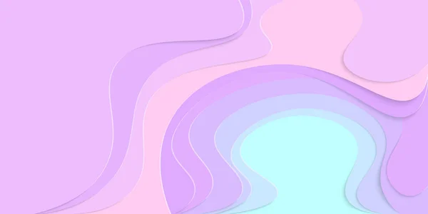 Yatay afişler kağıt dalgaları soyut arkaplan kesiyor. Kapak kitabı, el ilanları, posterler, sunumlar ve davetiyeler için kağıt sanatı vektör tasarımı. Karşıtlık renkleri.