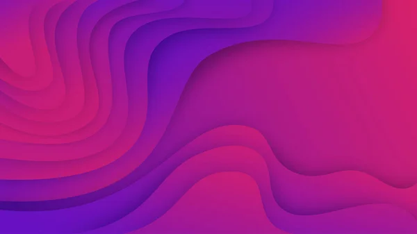 Yatay afişler kağıt dalgaları soyut arkaplan kesiyor. Kapak kitabı, el ilanları, posterler, sunumlar ve davetiyeler için kağıt sanatı vektör tasarımı. Karşıtlık renkleri.