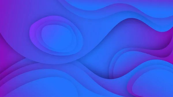 Yatay afişler kağıt dalgaları soyut arkaplan kesiyor. Kapak kitabı, el ilanları, posterler, sunumlar ve davetiyeler için kağıt sanatı vektör tasarımı. Karşıtlık renkleri.