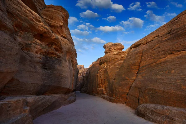 Tesoro Khazneh Piedra Vista Histórica Roca Petra Viajar Jordania Arabia — Foto de Stock