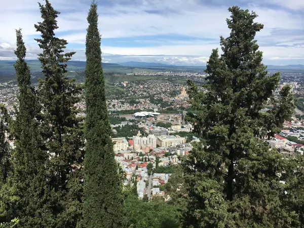 Şehir manzaralı Tiflis, Sakartvelo, George 