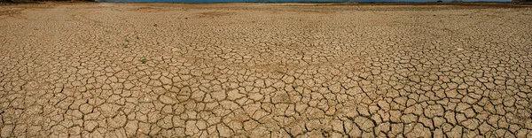 Pęknięta Sucha Brązowa Gleba Skutki Globalnego Ocieplenia Suszy Ziemi — Zdjęcie stockowe
