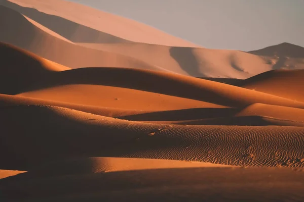 Bela Vista Das Dunas Deserto Merzouga Marrocos — Fotografia de Stock