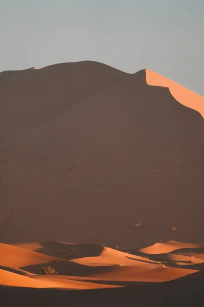Schöne Aussicht Auf Dünen Der Wüste Merzouga Marokko — Stockfoto