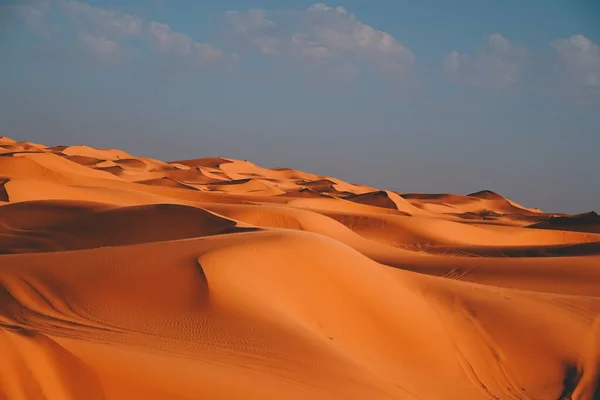 Kumullar Sahara Çölü Fas Afrika Merzouga — Stok fotoğraf