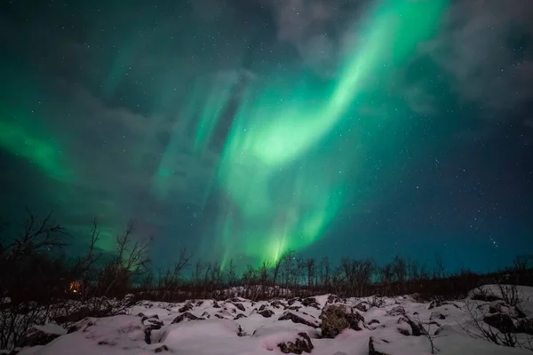 북극광 오로라 북쪽의 — 스톡 사진