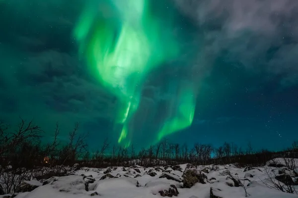 북극광오로라 — 스톡 사진
