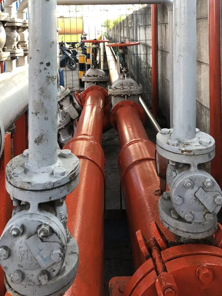 Industrial Oil Gas Pipeline Valve — Stock Photo, Image