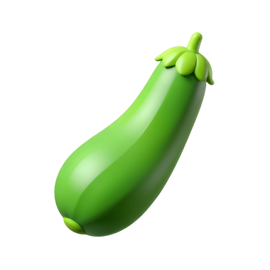 Kabak 3B Simge Parlaklığı Asgari Emoji Biçimi, İzole PNG nesnesi