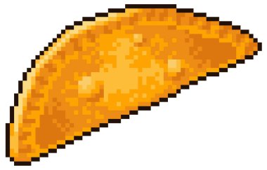 Piksel resim pasta simgesi seti 8bit şeffaf arkaplan