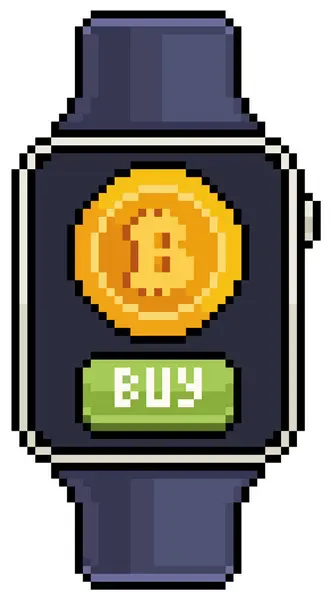 Bitcoin ikonlu pikseller. beyaz arkaplanda 8bit oyun için bitcoin vektör simgesi satın al