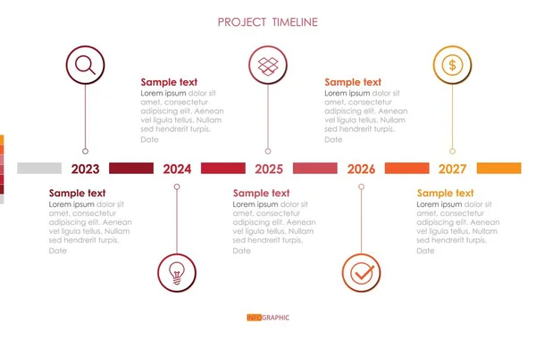 project timeline diagram Infographic template for business. 6 Step modern Timeline diagram calendar with presentation vector infographic.