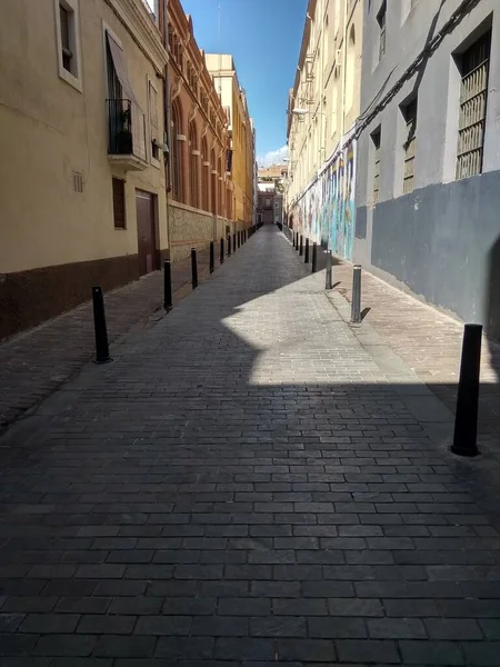 Пустая Улица Реусе Испания Европа — стоковое фото