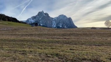 Snow is melting in the mountains