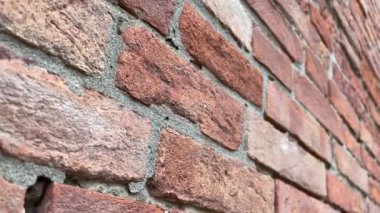 Modern dikdörtgen kırmızı tuğla duvar