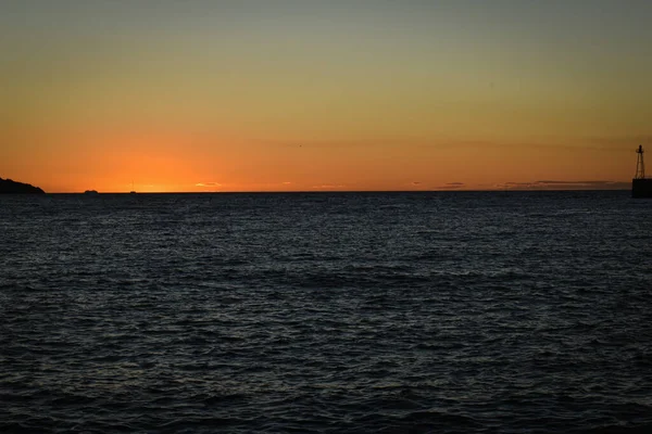 Denizde güzel bir gün batımı