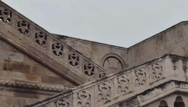 Spezielle Treppengeländer Kreuzen Sich — Stockfoto