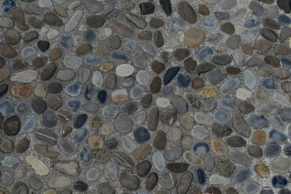 Járda Egy Része Gyönyörű Kövekből Készült — Stock Fotó