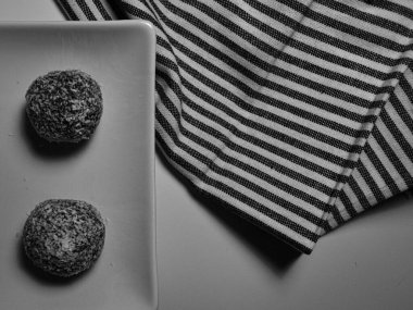 coconut balls on the table 
