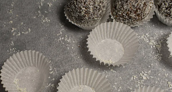 coconut balls on the table 