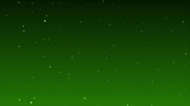 Yıldızlı soyut yeşil arkaplan