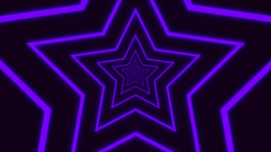 neon yıldız döngü arkaplanı