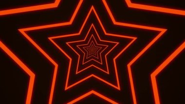 neon yıldız döngü arkaplanı