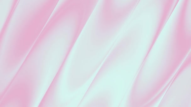 Gladde Elegante Roze Zijde Satijnen Textuur Gebruiken Als Achtergrond Trouwdag — Stockvideo