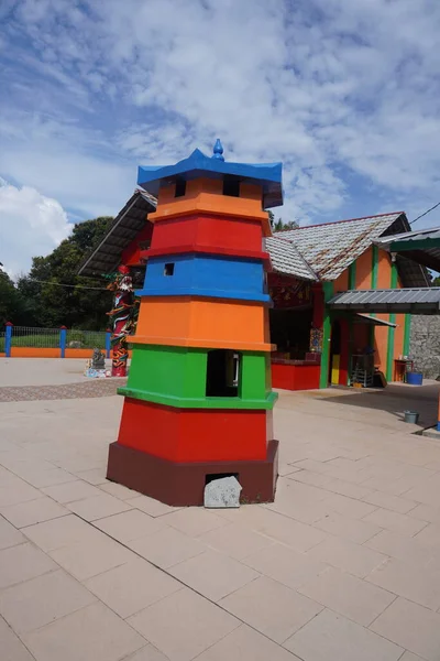 Eski Pagoda Turizm Nesnesi Tapınak Binası Endonezya Nın Belitung Adası — Stok fotoğraf