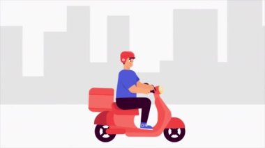 Motorlu Kurye Ürünleri Taşır