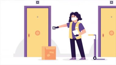 Kurye, Sipariş Evi 'ne Ürün Teslim Etti 