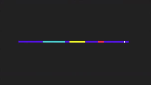 Renkli Satırlar Özet Küplere Dönüştürülüyor — Stok video