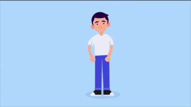 Dans Eden Küçük Çocuk 2D Animasyonu
