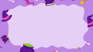 Cadılar Bayramı Doddle Simgeleri Arkaplanı