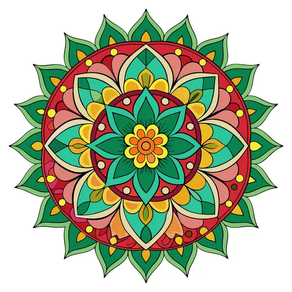 vector mandala abstract background.