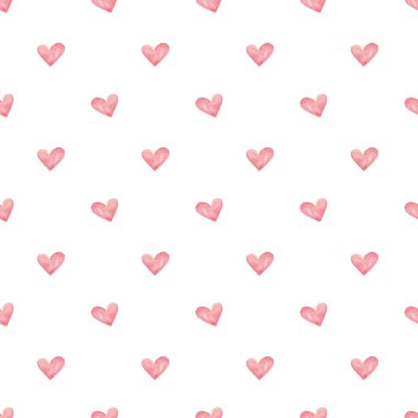 Valentine's Day, the day of lovers. Couples in love. Seamless pattern with hearts. Heart pattern. Print for fabric. Pattern for wrapping paper. Paper for gifts. February 14. clipart